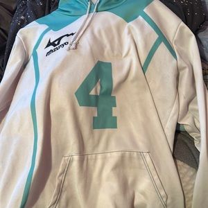 Teal Anime Hoodie